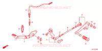PEDALE pour Honda CBR 250 R ABS BLACK 2013