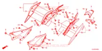 COUVERCLES LATERAUX   ARRIERES pour Honda CBR 250 R ABS BLACK 2013