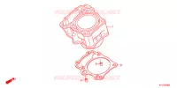 CYLINDRE pour Honda CBR 250 R ABS BLACK 2013