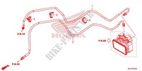 DURITE DE FREIN ARRIERE pour Honda CBR 500 R ABS WHITE 2013