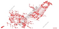 CADRE pour Honda CBR 500 R ABS BLANCHE 2013