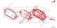 COMPTEUR pour Honda CBR 500 R ABS BLANCHE 2013