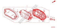COMPTEUR pour Honda CBR 500 R ABS HRC TRICOLOR 2014