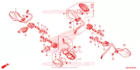 CLIGNOTANT pour Honda CBR 500 R ABS 2014