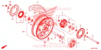 ROUE ARRIERE pour Honda CBR 500 R ABS 2014
