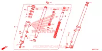 FOURCHE pour Honda CBR 500 R 2013