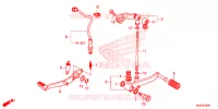PEDALE pour Honda CBR 500 R 2013