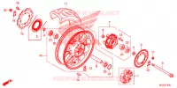 ROUE ARRIERE pour Honda CBR 500 R 2013