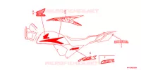 AUTOCOLLANTS (4) pour Honda CB1 125 2014