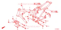 CADRE (2) pour Honda CB1 125 2014