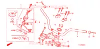 GUIDON   TE DE FOURCHE pour Honda GR 125 2008