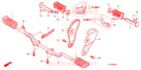 REPOSE PIED (CGR125SH8,A,B) pour Honda GR 125 2008