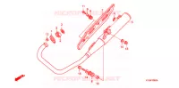 SILENCIEUX D'ECHAPPEMENT (CGR125SH5,8) pour Honda GR 125 2008