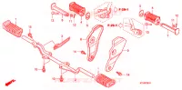 REPOSE PIED (CGR125SH8,A,B) pour Honda GR 125 2010
