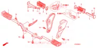REPOSE PIED (CGR125SH8,A,B) pour Honda GR 125 2011