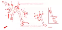 BEQUILLE pour Honda GR 125 2011