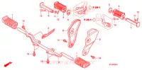 REPOSE PIED (CGR125SH8,A,B) pour Honda GR 125 2011