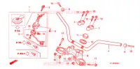 GUIDON   TE DE FOURCHE pour Honda GR 125 2011