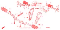 REPOSE PIED (CGR125SH8,A,B) pour Honda GR 125 2011