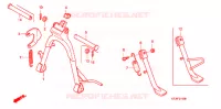 BEQUILLE pour Honda GR 125 2011