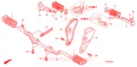 REPOSE PIED (CGR125SH8,A,B) pour Honda GR 125 2011