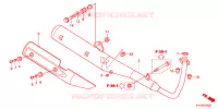 SILENCIEUX D'ECHAPPEMENT (3) pour Honda CGX 125 DÖKÜM TEKERLEKLER 2013
