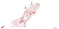 GARDE BOUE ARRIERE pour Honda CRF 110 2013