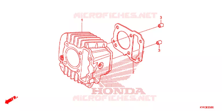 CYLINDRE Honda MOTO 110 CRF 2014  CRF110FE