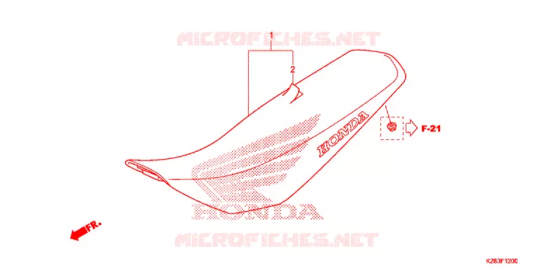 SELLE Honda MOTO 125 CRF 2014  CRF125FE
