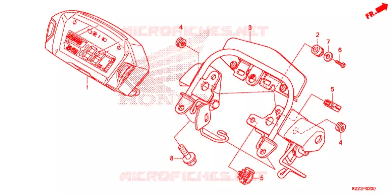 COMPTEUR Honda MOTO 250 CRF 2014  CRF250ME