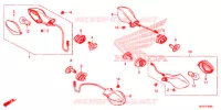 CLIGNOTANT pour Honda CTX 700 N ABS 2014