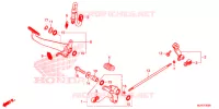 PEDALE pour Honda CTX 700 N ABS 2014