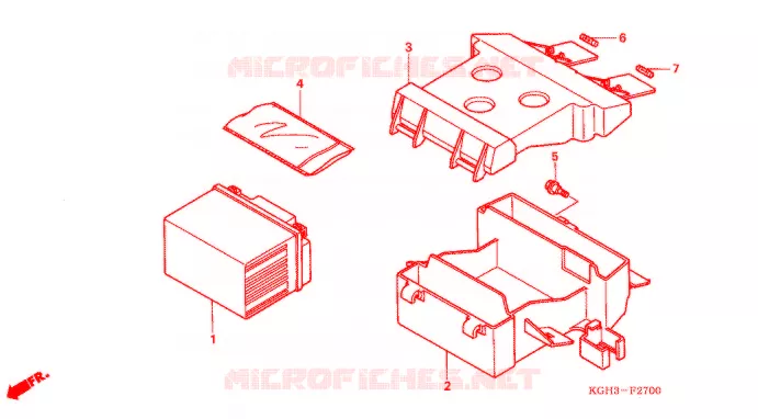 BATTERIE Honda MOTO 125 SONIC 2003  FS1253