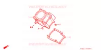 CYLINDRE pour Honda FS 125 SONIC C 2001