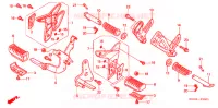 REPOSE PIED (FS1254/5/6/8) pour Honda FS 125 SONIC C 2008