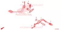 PEDALE pour Honda F6B 1800 BAGGER 2013