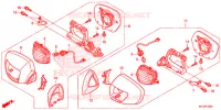 CLIGNOTANT   RETROVISEUR pour Honda F6B 1800 BAGGER 2013