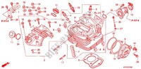 CULASSE (GLH1251SH/2SH/3SH) pour Honda STORM 125 DISCO DELANTERO 2012