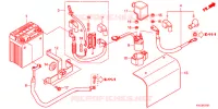 BATTERIE (GLH125SH) pour Honda STORM 125 DISCO DELANTERO 2012