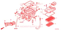FILTRE A AIR (GLH125SH) pour Honda STORM 125 DISCO DELANTERO 2012