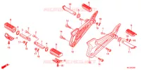 REPOSE PIED (GLH125SH) pour Honda STORM 125 DISCO DELANTERO 2012