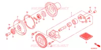 POMPE A HUILE (GLH125SH) pour Honda STORM 125 tambor DELANTERO 2012