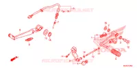 PEDALE pour Honda NC 700 35KW 2013