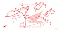 COUVERCLES LATERAUX pour Honda INTEGRA 700 MATT BLACK 2013
