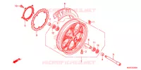 ROUE AVANT pour Honda INTEGRA 700 MATT BLACK 2013