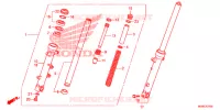 FOURCHE pour Honda INTEGRA 700 2013