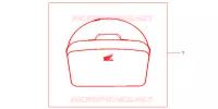 SAC INTERIEUR DE TOP CASE pour Honda INTEGRA 700 2013
