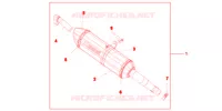 SILENCIEUX TITANE pour Honda INTEGRA 700 2013