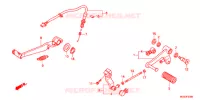 PEDALE pour Honda NC 700 X ABS DCT 2013