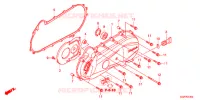 COUVERCLE GAUCHE pour Honda VISION 50 2014